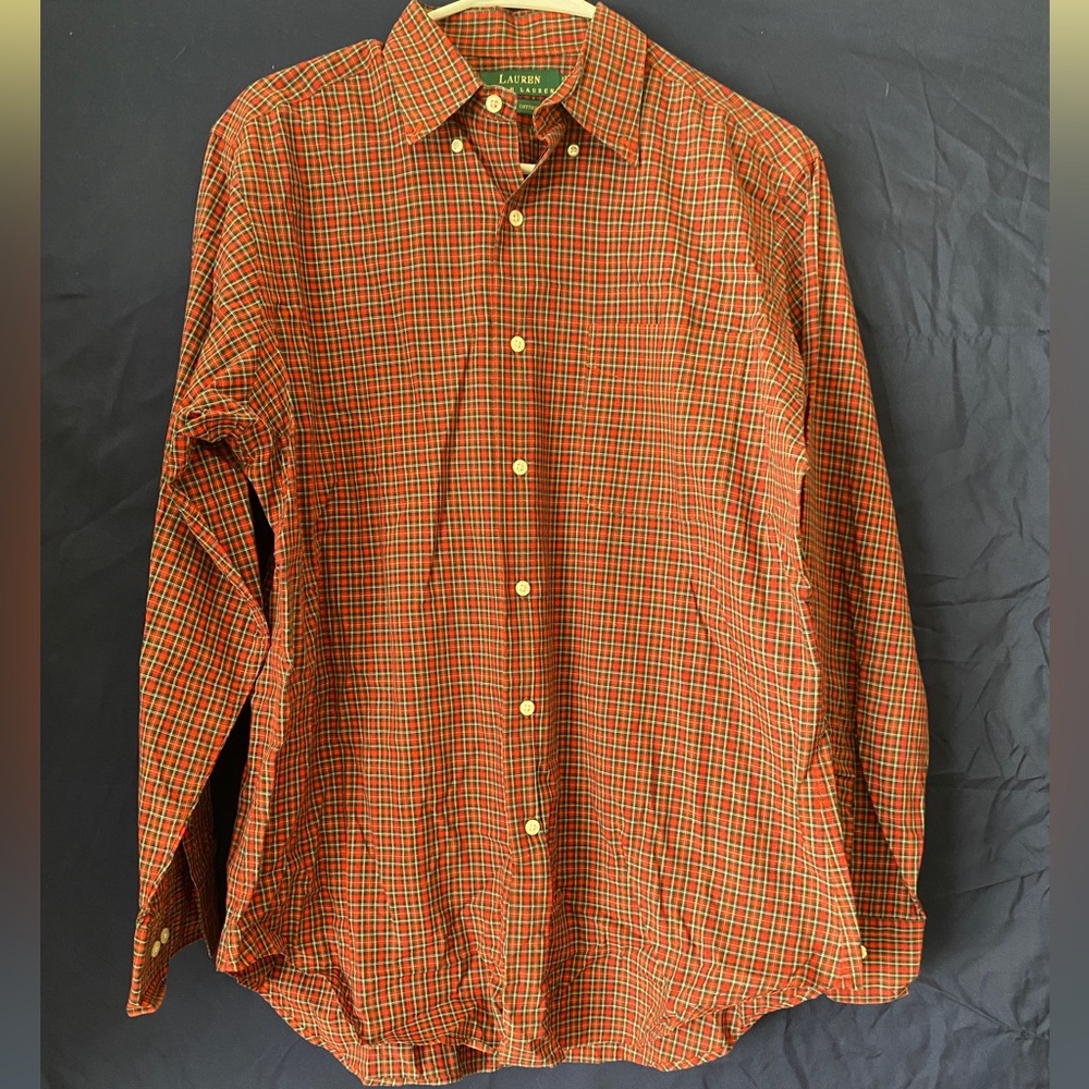 LAUREN BY RALPH LAUREN BUTTON DOWN DRESS SHIRT SIZE 15.5 (32-33)